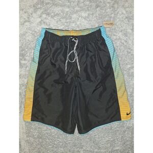 Nike Swim Trunks Drawstring Athletic Casual XL Nike Better World Blue/Orange